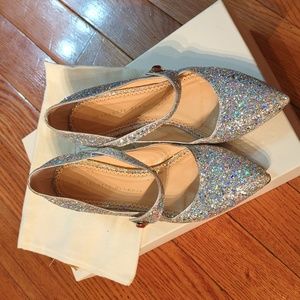 Charlotte Olympia Uma Glitter Heels